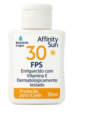 Protetor Solar FPS 30 Frasco de 35 ml Personalizado. Ref 900