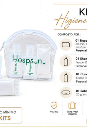 Kit Higiene Pessoal Personalizado com Necessaire – Ref. 800